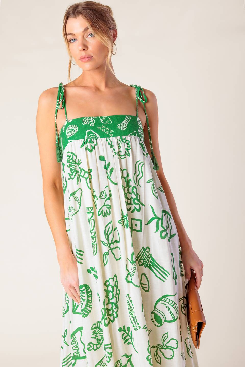 EVERYDAY BLISS WOVEN MAXI DRESS Flying Tomato